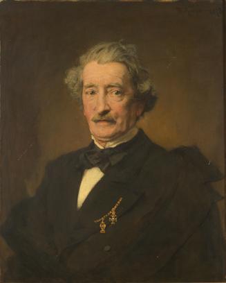 Franz Rumpler, Der Jurist und Schriftsteller Franz Theobald Freiherr von Rizy, 1878, Öl auf Hol…