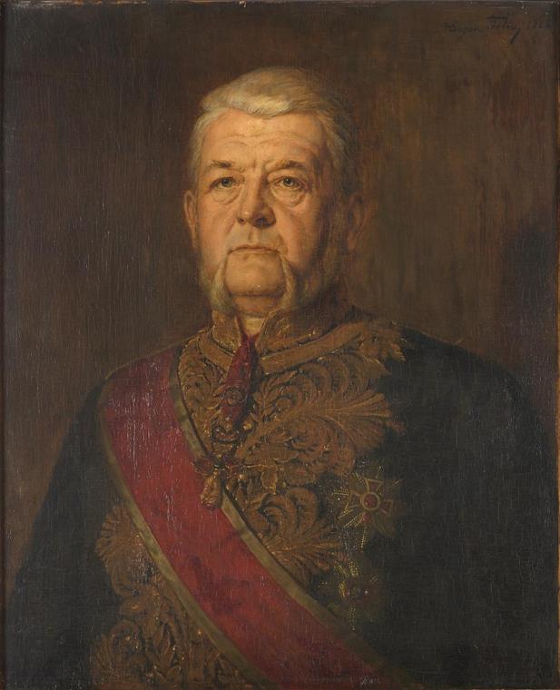 Eugen Felix, Adolf Fürst Auersperg, 1883, Öl auf Holz, 70,5 x 57,5 cm, Belvedere, Wien, Inv.-Nr…