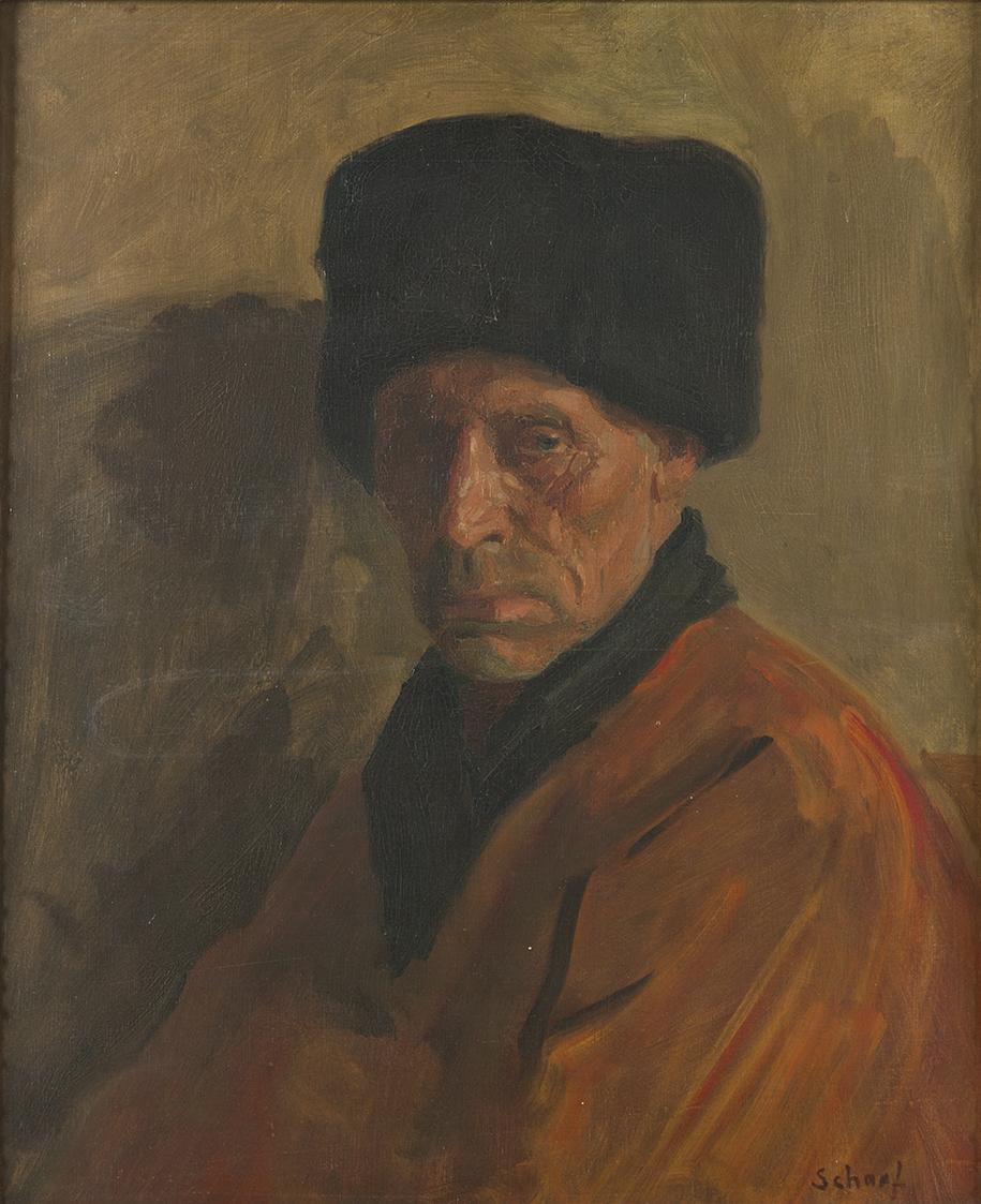 Viktor Scharf, Holländischer Fischer, undatiert, Öl auf Leinwand, 61 x 50 cm, Belvedere, Wien, …