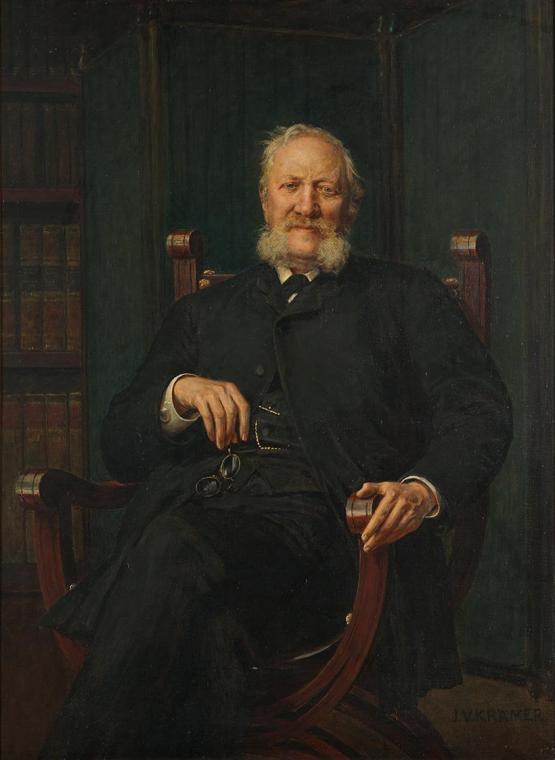 Johann Victor Krämer, Dr. Karl Stremayr, 1916, Öl auf Leinwand, 135 x 105 cm, Belvedere, Wien, …