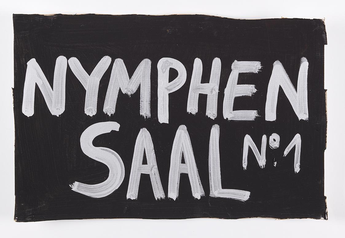 Elisabeth von Samsonow, NYMPHEN SAAL No. 1, 2011, Acryl auf Karton, 39 × 58,5 cm, Belvedere, Wi…