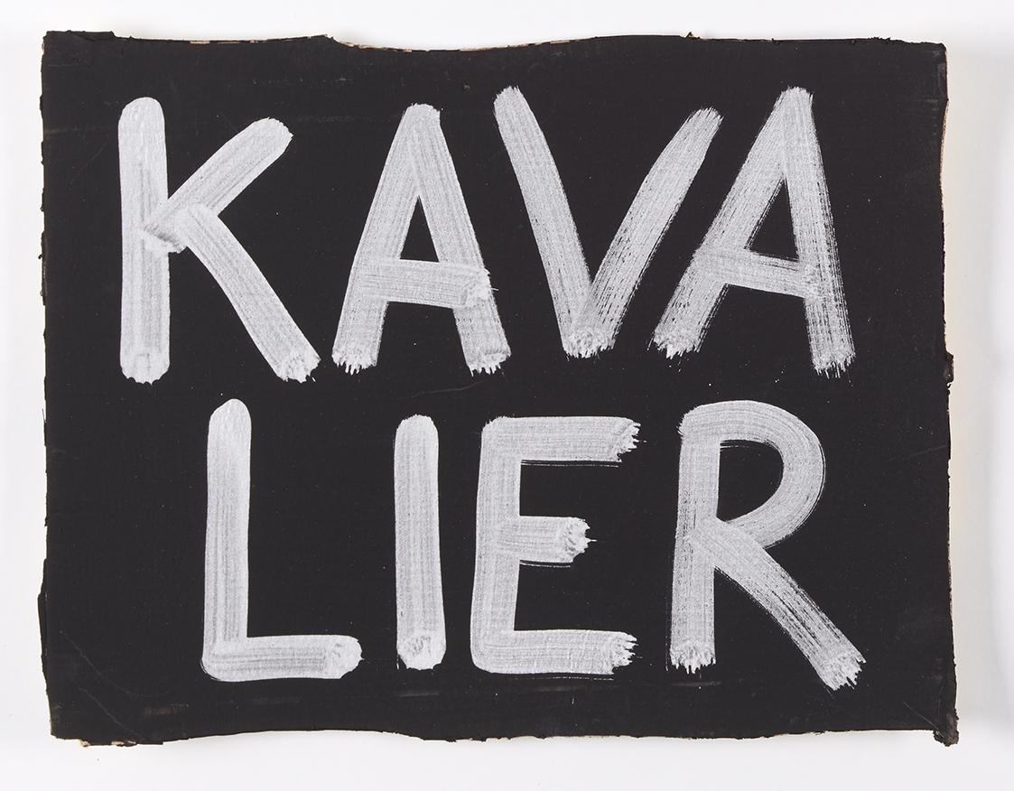 Elisabeth von Samsonow, KAVA LIER, 2011, Acryl auf Karton, 30,5 × 39 cm, Belvedere, Wien, Inv.-…