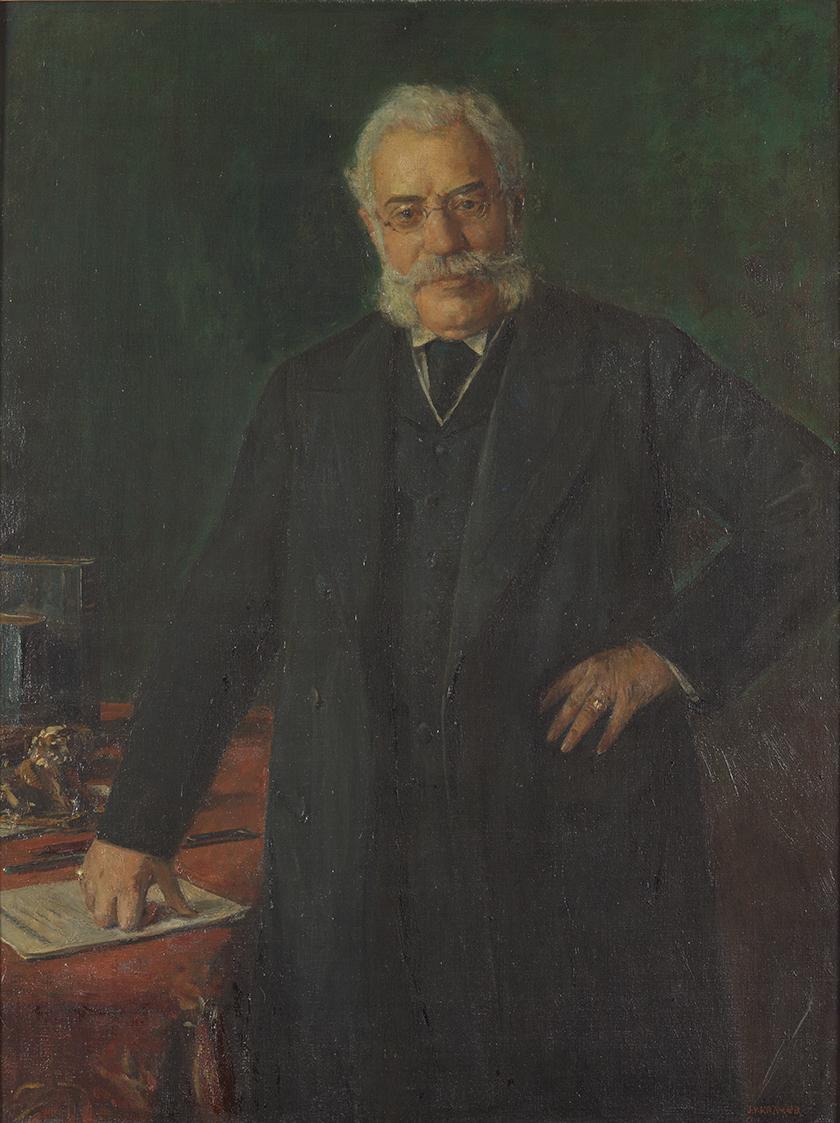 Johann Victor Krämer, Johann Freiherr von Chlumecky, 1908, Öl auf Leinwand, 126 x 94 cm, Belved ...