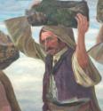 Karl Mediz, Die Steinträger von Ragusa, 1898, Öl auf Leinwand, 171 x 261 cm, Schenkung Kurt Kal…
