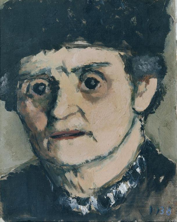 Marie-Louise von Motesiczky, Frau Ziegler, 1938, Öl auf Leinwand, 29,5 x 24 cm, 1985 Artothek d…