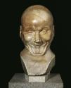 Franz Xaver Messerschmidt, Ein Schalksnarr ("Charakterkopf" Nr. 35), 1777/1783, Braun gefleckte…