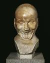 Franz Xaver Messerschmidt, Ein Schalksnarr ("Charakterkopf" Nr. 35), 1777/1783, Braun gefleckte ...