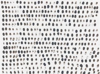 Heliane Wiesauer-Reiterer, Identität (Daumenabdrücke), 1989, Tusche auf Papier, 48 × 64,2 cm, S…