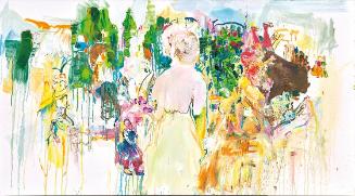 Isa Schmidlehner, Torero, 2007, Öl und Acryl auf Leinwand, ungerahmt: 80 × 145 × 2 cm, Schenkun…