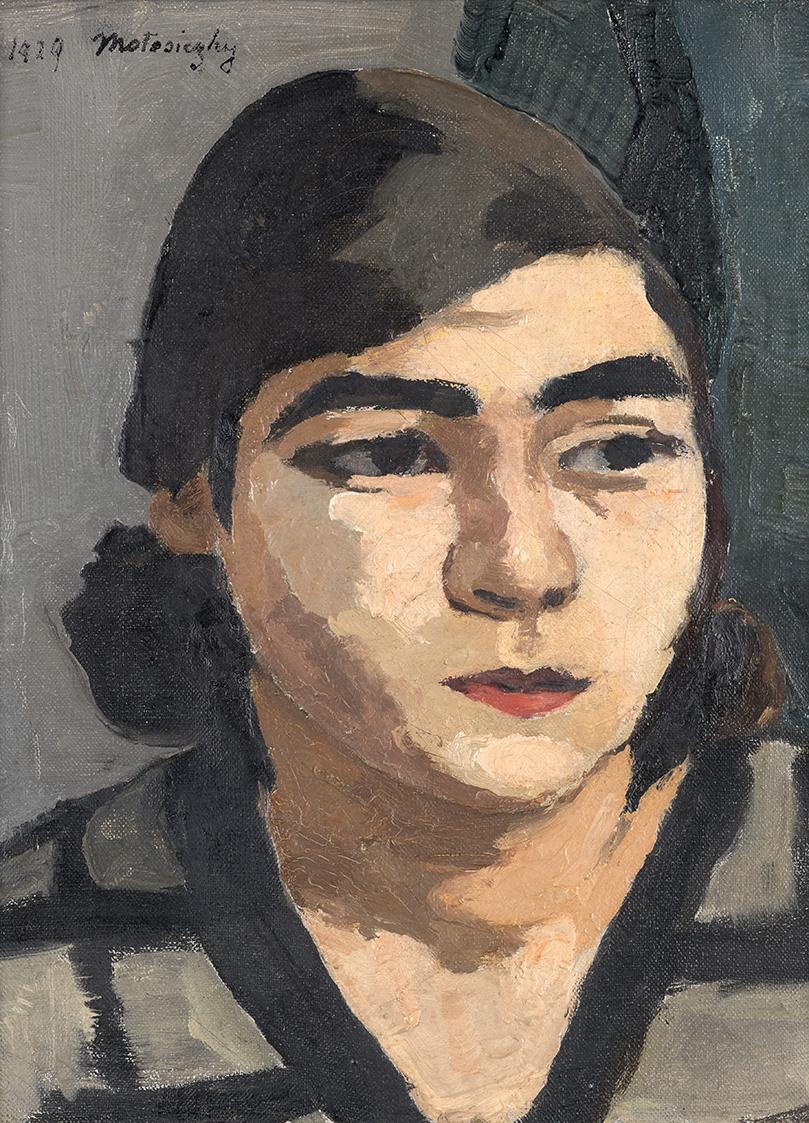 Marie-Louise von Motesiczky, Modell in Wien, 1929, Öl auf Leinwand, 37,5 × 28,3 cm, Schenkung M…