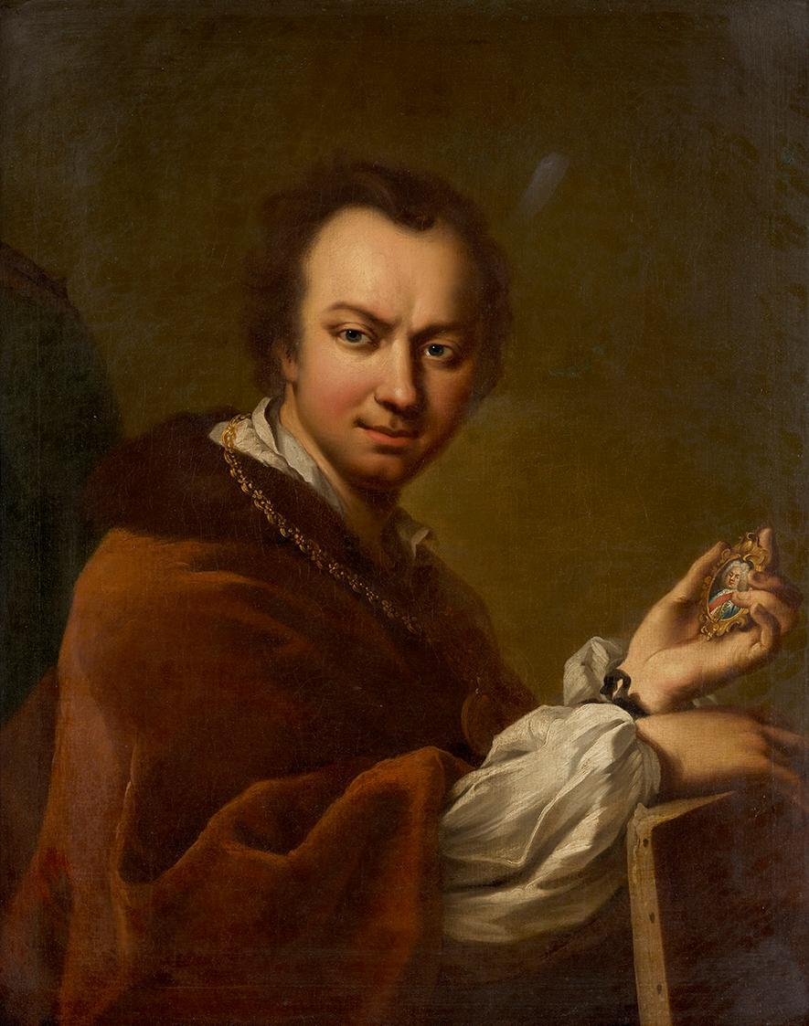 Martin van Meytens d. J., Selbstbildnis, 1731/1735, Öl auf Leinwand, 80 × 65 cm, Belvedere, Wie…