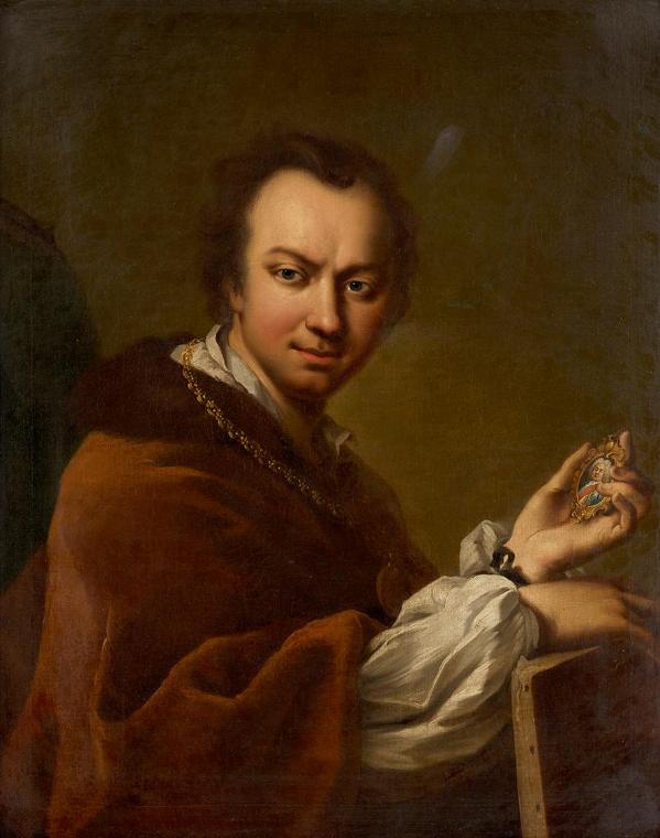 Martin van Meytens d. J., Selbstbildnis, 1731/1735, Öl auf Leinwand, 80 × 65 cm, Belvedere, Wie…