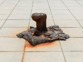 Socratis Socratous, Thank God I'm getting on a boat, 2017, Eisenguss und Bronze, lackiert, 7-te…