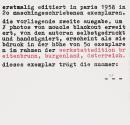 Marc Adrian/ Moucle Blackout, poemes inventionistes, 1958/1972, Siebdruck, 16 Blatt (inkl. Einb…