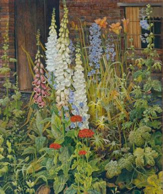 Alexandr Wassiljewitsch Kuprin, Blumenstück mit Löwenmaul, 1938, Öl auf Sperrholz, 122,5 x 102,…