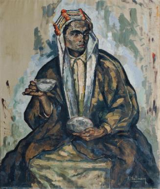 Karl Hoffmann, Inder in arabischer Tracht, um 1930, Öl auf Leinwand, 129 x 107 cm, Belvedere, W…