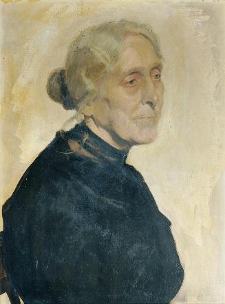 Josef Wawra, Porträt einer alten Dame, undatiert, Öl auf Pappe, 52 x 39 cm, Belvedere, Wien, In…