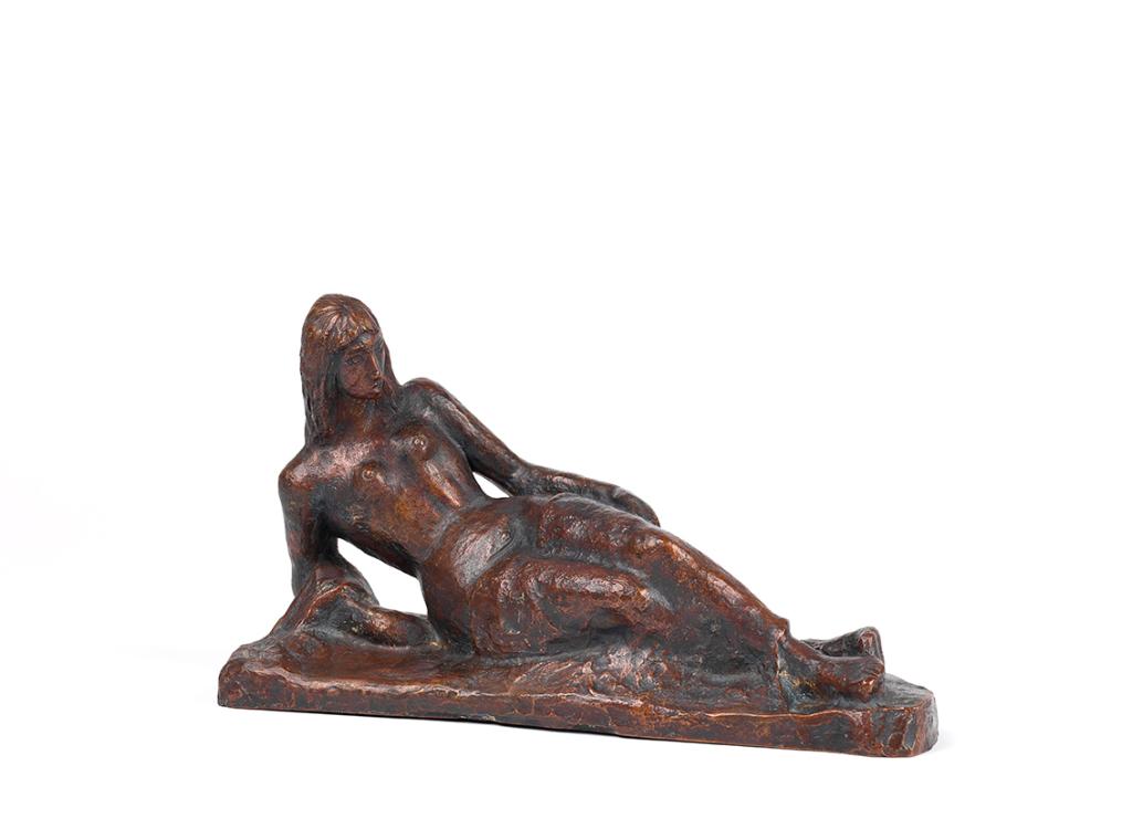 Fritz Wotruba, Kleine Liegende, 1934, Bronze, 36 × 20,5 × 14 cm, Belvedere, Wien, Inv.-Nr. FW 1…