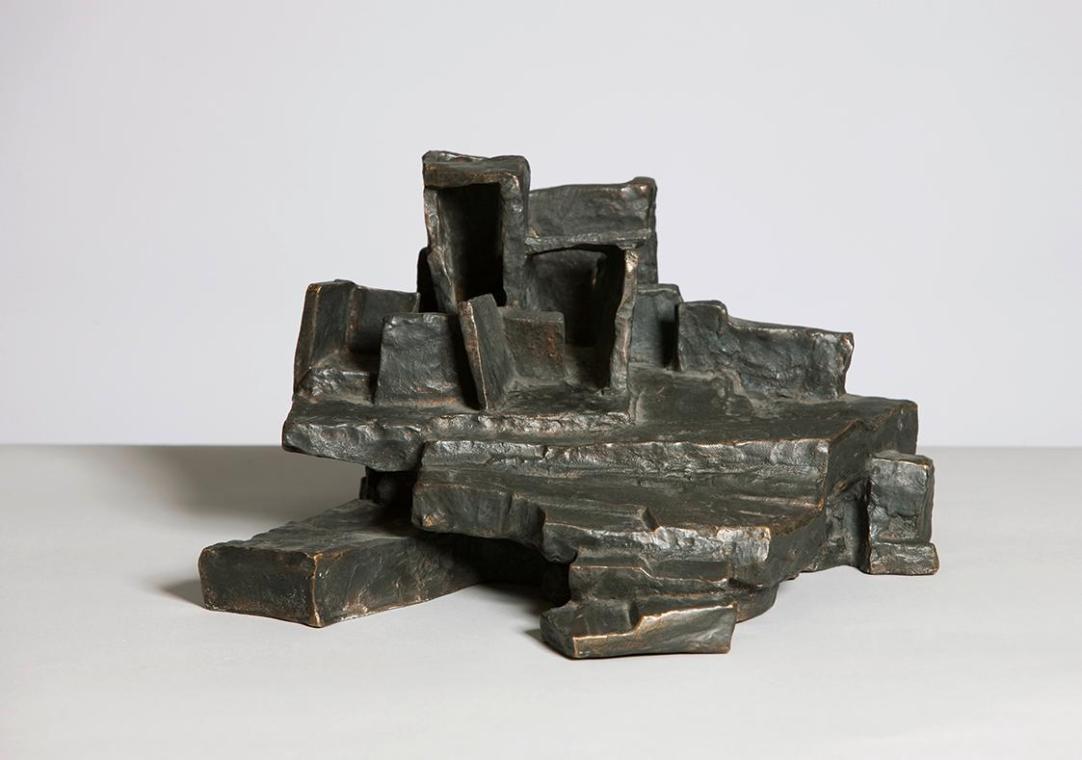 Fritz Wotruba, "Elektra" (Sophokles), 1962, Bronze, 19,5 × 35,5 × 35 cm, Belvedere, Wien, Inv.- ...