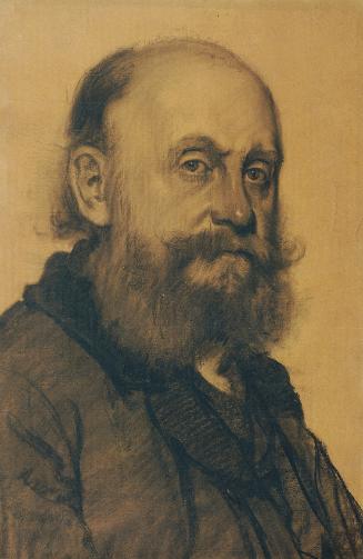 Josef Wawra, Herrenbildnis, um 1920, Kreide auf Papier, 50 x 33 cm, Belvedere, Wien, Inv.-Nr. 8…