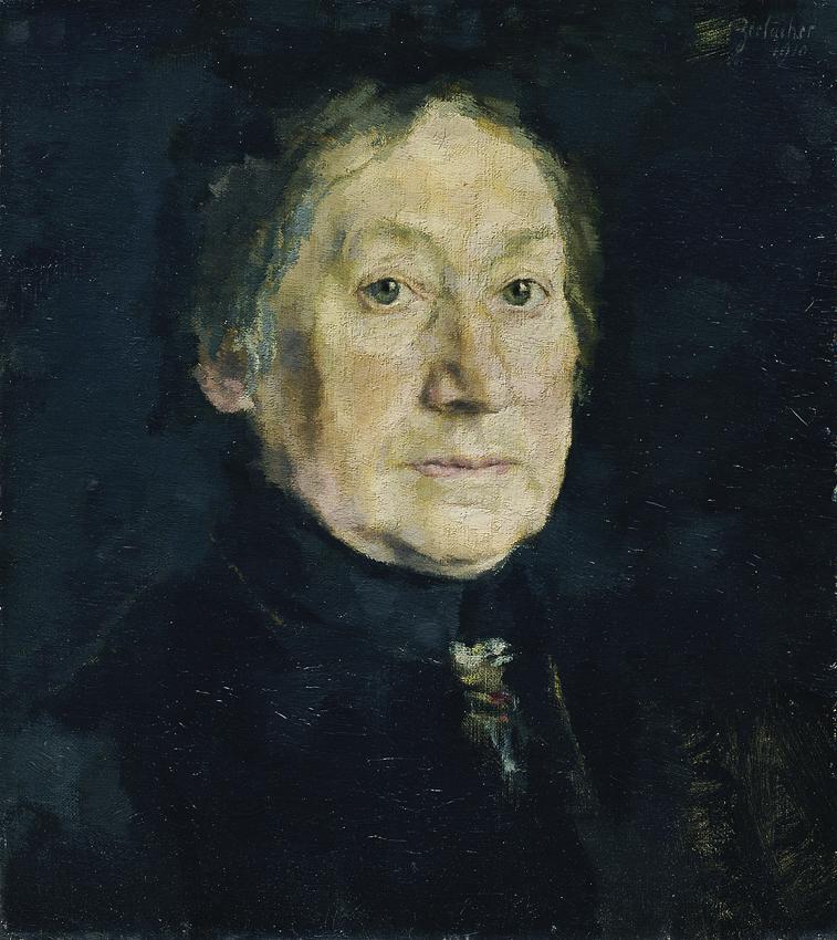 Ferdinand Matthias Zerlacher, Marie von Gerl (I), 1910, Öl auf Leinwand auf Karton, 49 x 35 cm, ...