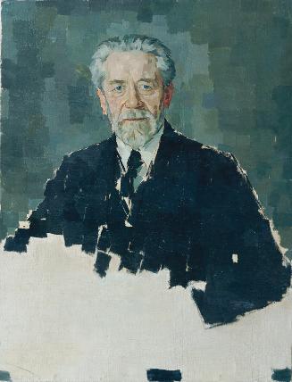 Ferdinand Matthias Zerlacher, Professor Friedrich Becke, 1922, Öl auf Leinwand, 95 x 72,5 cm, B…