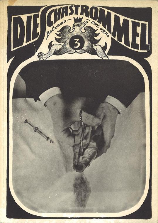 Günter Brus (u.a.), Die Schastrommel 3, 1970, Papier, gebunden, 29,5 × 21,2 × 0,8 cm, 2018 Sche…