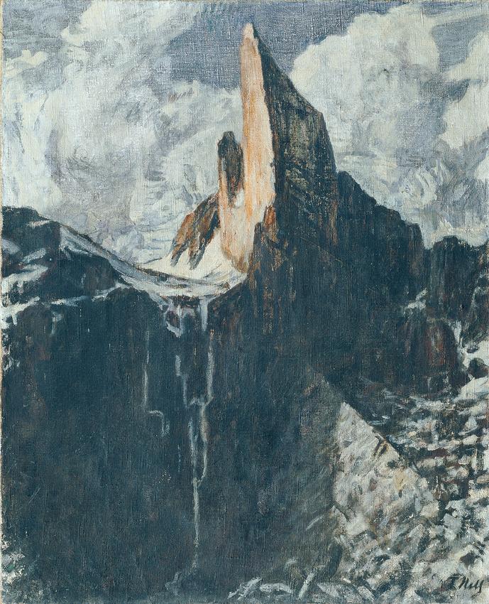 Friedrich Hell, Lärmstange, um 1935, Öl auf Leinwand, 74 x 60 cm, Artothek des Bundes, Dauerlei…