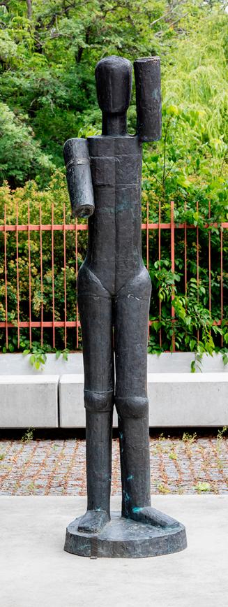 Fritz Wotruba, Grosse stehende Figur II, 1959, Bronze, 196,5 × 50 × 46,5 cm, 120 kg, Belvedere,…