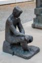 Fritz Wotruba, Sitzender, 1946/1947, Bronze, 109 × 57,5 × 85,5 cm, Belvedere, Wien, Inv.-Nr. FW ...