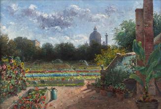 Hermine Lang-Laris, Der Botanische Garten in Wien, 1891, Öl auf Leinwand, 41 x 62 cm, Belvedere…