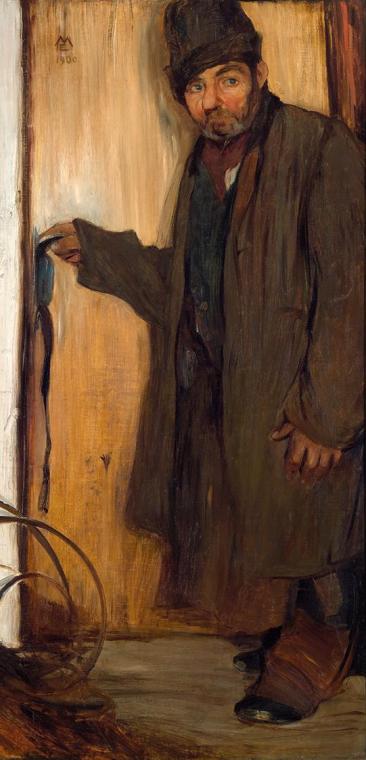Elena Luksch-Makowsky, Der Zwerg, 1900, Öl auf Leinwand, 145,5 × 71 cm, Belvedere, Wien, Inv.-N…