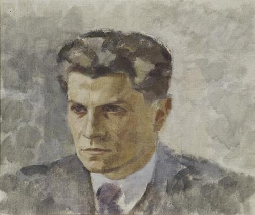 Walther Gamerith, Herrenbildnis, undatiert, Öl auf Leinwand, 41,5 x 48,5 cm, Belvedere, Wien, I…