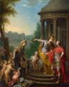Vinzenz Fischer, Allegorie auf die Übertragung der kaiserlichen Galerie in das Belvedere, 1781,…