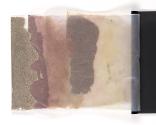 Wil Frenken, sand spiele, 1973, Sand in Folie, 4 Plakate in Kartonschuber, Faltumschlag aus Nat…