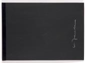 Wil Frenken, sand spiele, 1973, Sand in Folie, 4 Plakate in Kartonschuber, Faltumschlag aus Nat…