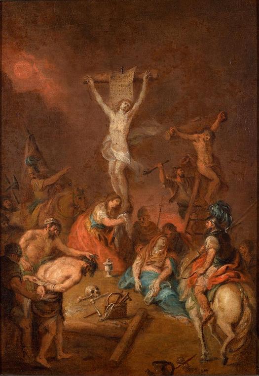 Martin Johann Schmidt, Christus am Kreuz, um 1797, Öl auf Leinwand, 54 x 38,5 cm, Belvedere, Wi…