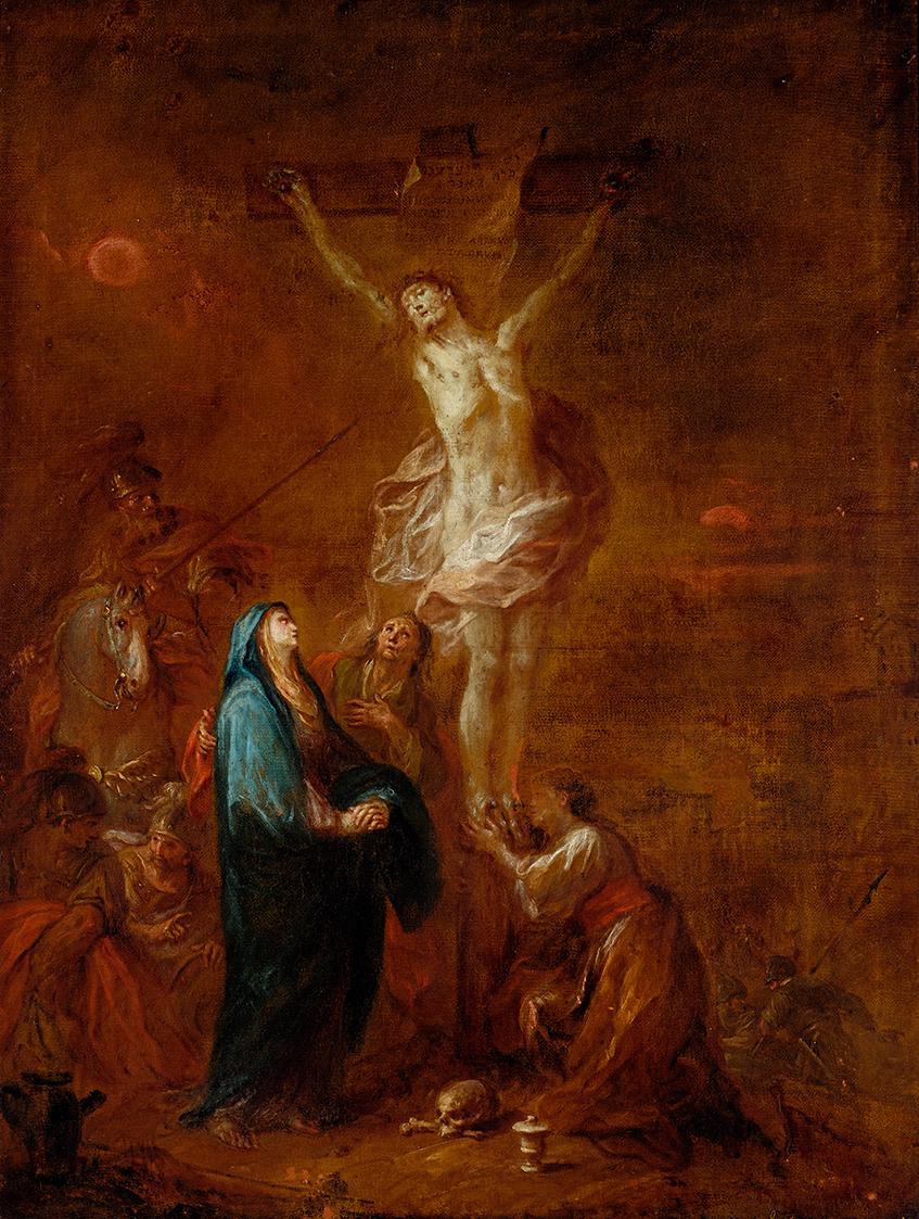 Martin Johann Schmidt, Christus am Kreuz, um 1780, Öl auf Leinwand, 95 x 71 cm, Belvedere, Wien…