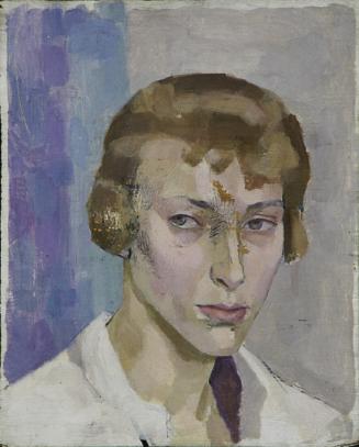Walther Gamerith, Damenbildnis, vor 1949, Öl auf Sperrholz, 43,5 x 35 cm, Belvedere, Wien, Inv.…