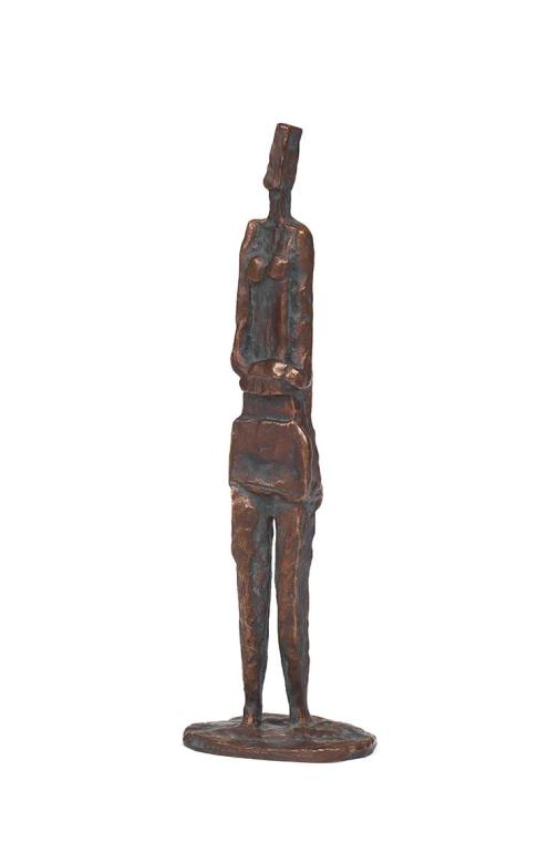 Fritz Wotruba, Kleine stehende Figur (Die Nadel), 1948, Bronze, 32 × 10,5 × 8 cm, Belvedere, Wi…