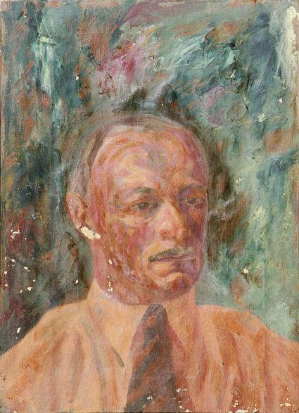 Walther Gamerith, Herrenbildnis, vor 1949, Öl auf Leinwand, ungerahmt: 55 × 40 × 2 cm, Belveder…