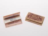 Siegfried J. Schmidt, kopie. Abadie, 1975, Original Zigarettenpapier, gestempelt, Rizla Wheetst…