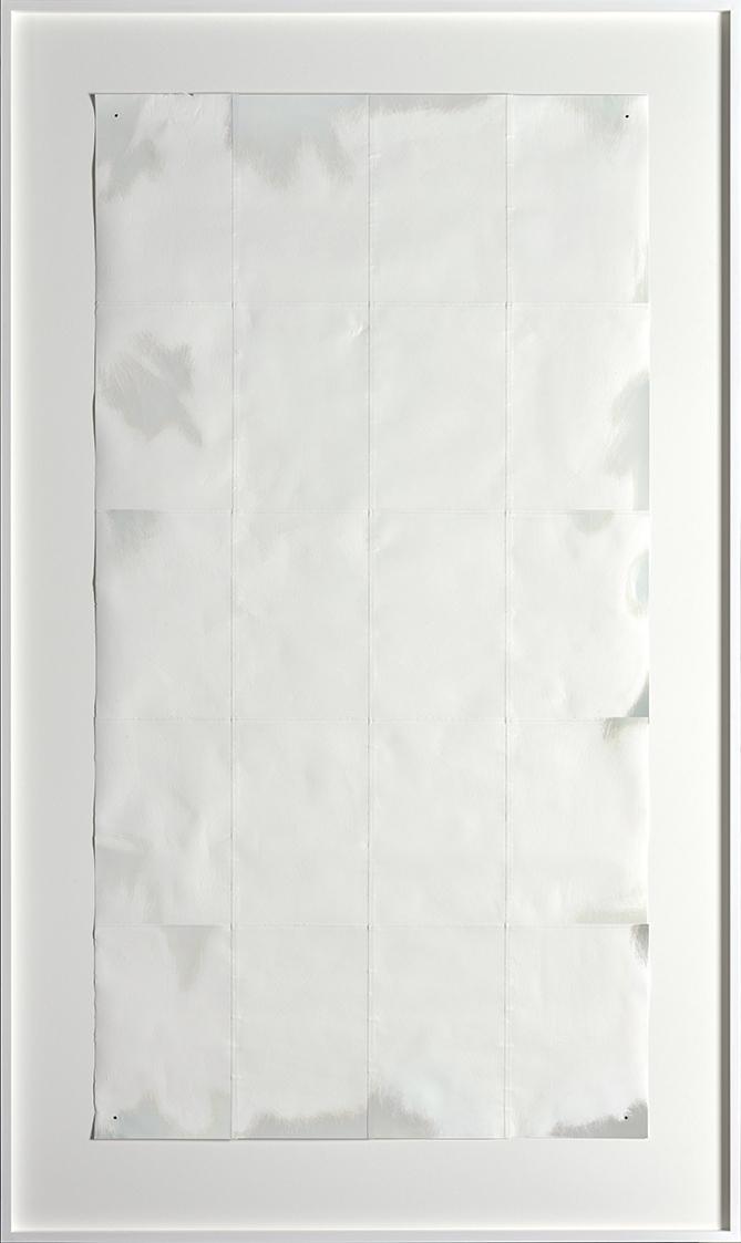 Maria Hahnenkamp, Ohne Titel, 1994/2018, C-Prints abgeschmirgelt und zusammengenäht, 147 × 78 c…
