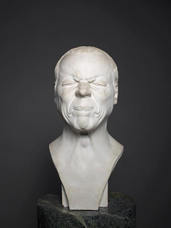 Franz Xaver Messerschmidt, Ein düstrer finsterer Mann ("Charakterkopf" Nr. 34), 1964, Gipsabgus…