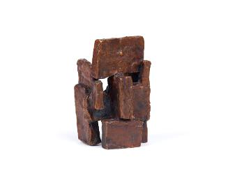 Fritz Wotruba, Maskenkopf, 1959/1960, Bronze, 26,5 × 16,5 × 15 cm, Belvedere, Wien, Inv.-Nr. FW…