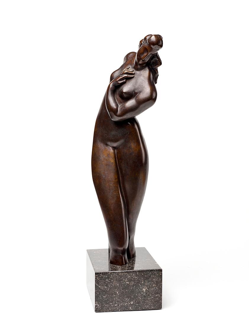 Alexander Archipenko, Weiblicher Akt, um 1921, Bronze, 51,5 × 15 × 22 cm, Belvedere, Wien, Inv.…