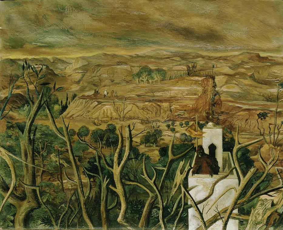Arnulf Neuwirth, Algerische Landschaft, 1938, Öl auf Leinwand, 37,8 × 46 cm, Artothek des Bunde…