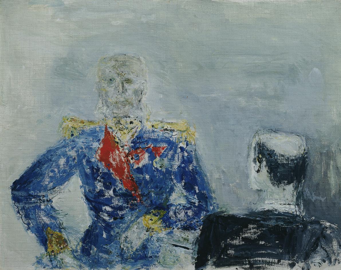Wilhelm Thöny, General und Diplomat, um 1930/1940, Öl auf Leinwand, 36 x 45,5 cm, Belvedere, Wi…