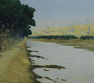 Alphons Leopold Mielich, Blick auf die Zitadelle von Kairo, um 1900, Öl auf Leinwand, 71,5 x 80…