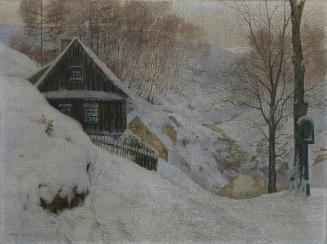Fritz Pontini, Das Seebachtal bei Franzensbad, um 1910, Öl auf Leinwand, 75 x 100 cm, Belvedere…